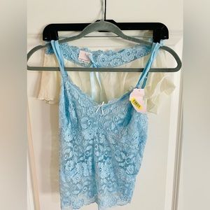 Beautiful lingerie set. Flirt skirt and top